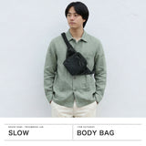 SLOW ボディバッグ メンズ レディース 小さめ スロウ バッグ ブランド ナイロン 斜めがけ 斜めがけバッグ ショルダー 大人 軽量 軽い ミニ コンパクト 弱撥水 おしゃれ シンプル Nylon Mini Shoulder Bag 858S65R