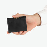 SLOW 三つ折り財布 メンズ レディース ブランド がま口 スロウ 財布 本革 小さい 小さめ 小銭入れあり ミニ財布 コンパクト 軽量 軽い レザー 牛革 ウォレット 日本製 bono clasp trifold wallet 333S131L