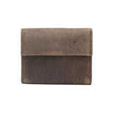 SLOW 三つ折り財布 メンズ レディース ブランド がま口 スロウ 財布 本革 小さい 小さめ 小銭入れあり ミニ財布 コンパクト 軽量 軽い レザー クーズー革 ウォレット 日本製 kudu clasp trifold wallet 333S135L