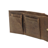 SLOW 三つ折り財布 メンズ レディース ブランド がま口 スロウ 財布 本革 小さい 小さめ 小銭入れあり ミニ財布 コンパクト 軽量 軽い レザー クーズー革 ウォレット 日本製 kudu clasp trifold wallet 333S135L