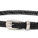 SLOW ベルト メンズ レディース スロウ ブランド カジュアル 本革 革 レザー レザーベルト レザーメッシュベルト メッシュ おしゃれ 細め 革ベルト 革小物 編み上げ バックル 日本製 herbie mesh belt HS90P