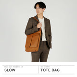SLOW トートバッグ メンズ レディース 大きめ A4 B4 スロウ バッグ 革 本革 レザー 縦 カジュアル ブランド 通勤 通学 ヘルメットバッグ ビジネス おしゃれ 肩掛け 手持ち 日本製 Cb 2Way Helmet Bag 858S71R