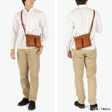 SLOW ショルダーバッグ メンズ レディース 斜めがけバッグ スロウ バッグ 斜めがけ ブランド 小さめ コンパクト 本革 革 レザー かっこいい 大人 軽量 ショルダー 日本製 A5 Cb Helmet Shoulder Bag 858S72R