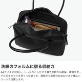 SLOW ボストンバッグ メンズ レディース スロウ バッグ トートバッグ 軽量 通勤 ブランド 本革 革 レザー シュリンクレザー 肩掛け ファスナー付き A4 スクエア 自立 日本製 Shrink-Boston Bag 306S63S