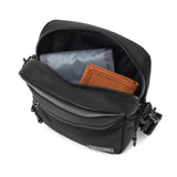 ゾンネ ショルダーバッグ メンズ 斜めがけバッグ ブランド SONNE 小さめ ミニ 軽量 縦型 大人 かっこいい カジュアル シンプル ブラック ミニショルダー サブバッグ 斜めがけ 撥水 STAR FLYER SOSF004