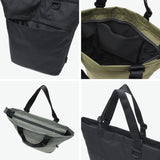 スノーピーク トートバッグ メンズ レディース 大きめ A4 ファスナー付き snow peak バッグ カジュアル 軽量 軽い 縦型 肩掛け ハンドル調節 おしゃれ シンプル 通勤 通学 撥水 14L Everyday Use 2Way Tote Bag AC-25SU404