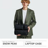 スノーピーク PCケース ラップトップケース 13インチ snow peak L字開閉 軽量 ノートPC タブレットケース パソコンケース 通勤 通学 ハンドル付き A4 13inch 5L Everyday Use Laptop Case AC-25SU406