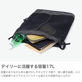 スノーピーク ショルダーバッグ メンズ レディース ブランド 斜めがけバッグ snow peak ワンショルダー 巾着 ダブルメッシュ 軽量 軽い ドローコード A4 17L Double Face Mesh Shoulder Bag AC-25SU408
