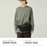 スノーピーク ウエストバッグ メンズ レディース snow peak スポーツ アウトドア ボディバッグ ブランド 斜めがけ 軽量 軽い 丈夫 シンプル かっこいい おしゃれ ウエストポーチ A5 ALK Waist Bag AC-25AU011