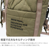 スノーピーク トートバッグ メンズ レディース ブランド snow peak ショルダー 巾着 巾着バッグ バッグ キルティング おしゃれ 刺繍 バッグインバッグ 手持ち 斜めがけ 2WAY Quilted Ripstop Pouch AC-25AU021