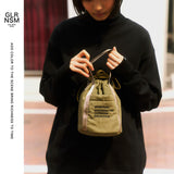 スノーピーク トートバッグ メンズ レディース ブランド snow peak ショルダー 巾着 巾着バッグ バッグ キルティング おしゃれ 刺繍 バッグインバッグ 手持ち 斜めがけ 2WAY Quilted Ripstop Pouch AC-25AU021