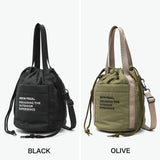 スノーピーク トートバッグ メンズ レディース ブランド snow peak ショルダー 巾着 巾着バッグ バッグ キルティング おしゃれ 刺繍 バッグインバッグ 手持ち 斜めがけ 2WAY Quilted Ripstop Pouch AC-25AU021