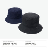 スノーピーク ハット メンズ レディース snow peak 帽子 バケットハット ブランド ヴィンテージ シンプル 定番 アウトドア カジュアル メッシュ生地 ドライ ムレない Indigo C N Hat AC-25SU424