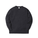 Snow Peak T-shirt for men and women, long sleeves, plain snow peak brand, one point, pocket, 100 cotton, recycled cotton logo, outdoor tops, long sleeves, Recycled Cotton L/S T shirt SW-25AU019