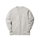 Snow Peak T-shirt for men and women, long sleeves, plain snow peak brand, one point, pocket, 100 cotton, recycled cotton logo, outdoor tops, long sleeves, Recycled Cotton L/S T shirt SW-25AU019