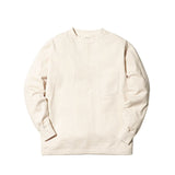 Snow Peak T-shirt for men and women, long sleeves, plain snow peak brand, one point, pocket, 100 cotton, recycled cotton logo, outdoor tops, long sleeves, Recycled Cotton L/S T shirt SW-25AU019