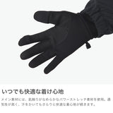スノーピーク 手袋 メンズ レディース 防寒 スマホ snow peak グローブ フリース ストレッチ 伸縮 スマホ対応 防風 アウトドア 秋冬 シンプル ロゴ 暖かい 薄い おしゃれ ブランド Polartec Power Stretch Gloves AC-25AU019