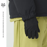 スノーピーク 手袋 メンズ レディース 防寒 スマホ snow peak グローブ フリース ストレッチ 伸縮 スマホ対応 防風 アウトドア 秋冬 シンプル ロゴ 暖かい 薄い おしゃれ ブランド Polartec Power Stretch Gloves AC-25AU019