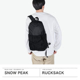 スノーピーク リュック メンズ レディース snow peak おしゃれ 軽量 カジュアル 旅行 パッカブル 折りたたみ コンパクト サブバッグ ナイロン 丈夫 ブランド デイパック A4 New Standard Packable Backpack NSD-AC-25AU005