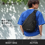 スノーピーク ボディバッグ メンズ レディース snow peak バッグ スリングバッグ ブランド 肩かけ ワンショルダー アウトドア ボトルポーチ付き スポーティ シンプル 13L 13inch A4 Grid Sling Bag 100261SB07