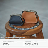 ソポ コインケース メンズ レディース かわいい 革 SOPO 財布 コンパクト ブランド がま口 小銭入れ 口金 小さい 本革 カーフレザー おしゃれ ミニ 高級感 きれいめ 大人 プレゼント 日本製 GAMA PURSE-DEG SO26