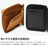 ソポ 二つ折り財布 メンズ レディース box型小銭入れ ブランド ファスナー SOPO 財布 小銭入れあり 二つ折り コンパクト ミニ財布 本革 薄い 薄型 ラウンドファスナー 革 レザー 日本製 ROUND ZIP PURSE-DEG SO38