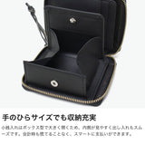 ソポ 二つ折り財布 メンズ レディース box型小銭入れ ブランド ファスナー SOPO 財布 小銭入れあり 二つ折り コンパクト ミニ財布 本革 薄い 薄型 ラウンドファスナー 革 レザー 日本製 ROUND ZIP PURSE-DEG SO38