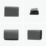 ソポ 三つ折り財布 レディース メンズ 革 SOPO ブランド 本革 ミニ 財布 小銭入れ box型小銭入れ 小さめ レザー 牛革 大人 ブランド シンプル 日本製 TRIFOLD WALLET-DEG/VAL SO37