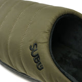 【正規取扱店】 SUBU サンダル メンズ レディース 冬 スブ ドット ピンク ブラック 冬用 秋冬 サンダル ブランド おしゃれ オフィス あったか 暖かい 外履き 室内 ルームシューズ 起毛 スリッパ スリッポン F-LINE SB001