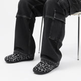 【正規取扱店】 SUBU サンダル メンズ レディース 冬 スブ ブランド おしゃれ 黒 暖かい 秋冬 シューズ スリッパ ホラー ウール レオパード 高反発 限定 HORROR DOTS VAMP LEOPARDO SB042