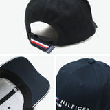 トミー ヒルフィガー ゴルフ キャップ メンズ レディース 帽子 TOMMY HILFIGER GOLF おしゃれ ブランド ブラック ゴルフキャップ ロゴ 刺繍 綿 コットン キャップTHロゴ THMB3F51