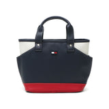 トミー ヒルフィガー ゴルフ カートバッグ メンズ レディース 小さめ トートバッグ TOMMY HILFIGER GOLF 軽量 カジュアル ブランド 自立 トート バッグ 合皮 小さい A5 ラウンドバッグ FACE THMG3FBD