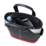 トミー ヒルフィガー ゴルフ カートバッグ メンズ レディース 小さめ トートバッグ TOMMY HILFIGER GOLF 軽量 カジュアル ブランド 自立 トート バッグ 合皮 小さい A5 ラウンドバッグ FACE THMG3FBD