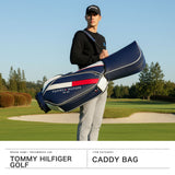 トミー ヒルフィガー ゴルフ キャディバッグ メンズ レディース TOMMY HILFIGER GOLF おしゃれ 9.0型 9型 46インチ 5分割 軽量 カート カート型 合皮 キャディ バッグ カートキャディバッグ ベーシック THMG4SC5