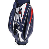 トミー ヒルフィガー ゴルフ キャディバッグ メンズ レディース TOMMY HILFIGER GOLF おしゃれ 9.0型 9型 46インチ 5分割 軽量 カート カート型 合皮 キャディ バッグ カートキャディバッグ ベーシック THMG4SC5