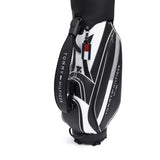 トミー ヒルフィガー ゴルフ キャディバッグ メンズ レディース TOMMY HILFIGER GOLF おしゃれ 9.0型 9型 46インチ 5分割 軽量 カート カート型 合皮 キャディ バッグ カートキャディバッグ ベーシック THMG4SC5
