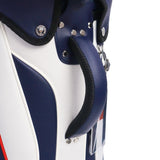 トミー ヒルフィガー ゴルフ キャディバッグ メンズ レディース TOMMY HILFIGER GOLF おしゃれ 9.0型 9型 46インチ 5分割 軽量 カート カート型 合皮 キャディ バッグ カートキャディバッグ ベーシック THMG4SC5