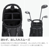 トミー ヒルフィガー ゴルフ キャディバッグ メンズ レディース TOMMY HILFIGER GOLF おしゃれ 9.0型 9型 46インチ 4分割 軽量 スタンド スタンド型 キャディ バッグ ベーシックスタンドアップキャディバッグ THMG4SC6