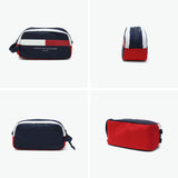 トミー ヒルフィガー ゴルフ ポーチ メンズ レディース 大きめ 小物入れ ブランド マチあり TOMMY HILFIGER GOLF マチ マチ付き おしゃれ 小物 入れ ラウンドポーチ 2層 シグネチャーポーチ THMG4SEB