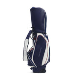 トミー ヒルフィガー ゴルフ キャディバッグ メンズ レディース 9.0型 TOMMY HILFIGER GOLF おしゃれ キャスター付き タイヤ付き 46インチ 5分割 合皮 カート カート型 キャスターキャディバッグ ユースフル THMG5FC2