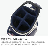 トミー ヒルフィガー ゴルフ キャディバッグ メンズ レディース 9.0型 TOMMY HILFIGER GOLF おしゃれ キャスター付き タイヤ付き 46インチ 5分割 合皮 カート カート型 キャスターキャディバッグ ユースフル THMG5FC2