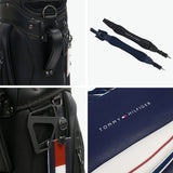 トミー ヒルフィガー ゴルフ キャディバッグ メンズ レディース 9.0型 TOMMY HILFIGER GOLF おしゃれ キャスター付き タイヤ付き 46インチ 5分割 合皮 カート カート型 キャスターキャディバッグ ユースフル THMG5FC2