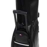 トミー ヒルフィガー ゴルフ キャディバッグ メンズ レディース 9.0型 TOMMY HILFIGER GOLF おしゃれ キャスター付き タイヤ付き 46インチ 5分割 合皮 カート カート型 キャスターキャディバッグ ユースフル THMG5FC2