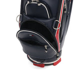 トミー ヒルフィガー ゴルフ キャディバッグ メンズ レディース 9.0型 TOMMY HILFIGER GOLF おしゃれ 46インチ 5分割 合皮 カート カート型 フェイスカートキャディバッグ カートキャディバッグ FACE THMG6SC2
