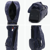 トミー ヒルフィガー ゴルフ キャディバッグ メンズ レディース 9.0型 TOMMY HILFIGER GOLF おしゃれ 46インチ 5分割 合皮 スタンド スタンド型 キャディーバッグ スタンドキャディバッグ ユースフル THMG6SC5