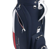 トミー ヒルフィガー ゴルフ キャディバッグ メンズ レディース 9.0型 TOMMY HILFIGER GOLF おしゃれ 46インチ 4分割 合皮 カート カート型 キャディーバッグ カートキャディバッグ エッセンシャル THMG6SC6