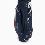 トミー ヒルフィガー ゴルフ キャディバッグ メンズ レディース 9.0型 TOMMY HILFIGER GOLF おしゃれ 46インチ 4分割 合皮 カート カート型 キャディーバッグ カートキャディバッグ エッセンシャル THMG6SC6