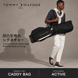 トミー ヒルフィガー ゴルフ キャディバッグ メンズ レディース 9.0型 TOMMY HILFIGER GOLF おしゃれ 46インチ 4分割 合皮 スタンド スタンド型 キャディーバッグ スタンドキャディバッグ シグネチャー THMG6SC8