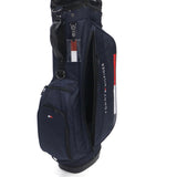 トミー ヒルフィガー ゴルフ キャディバッグ メンズ レディース 9.0型 TOMMY HILFIGER GOLF おしゃれ 46インチ 4分割 合皮 スタンド スタンド型 キャディーバッグ スタンドキャディバッグ シグネチャー THMG6SC8