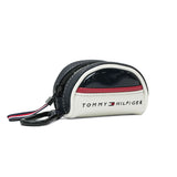 トミー ヒルフィガー ゴルフ ポーチ 小物入れ 小さめ おしゃれ メンズ レディース TOMMY HILFIGER GOLF 小物 収納 ボールポーチ ボールケース ゴルフポーチ オシャレ 上品 カラビナ付き ファスナー ロゴ FACE THMG6SE3